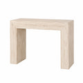 Table console travertin beige 120 cm x 40 cm x 80 cm